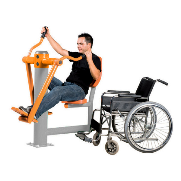 картинка УТИ-001.1 Тренажер для инвалидов Лыжник от производителя реабилитационного оборудования и ЛФК