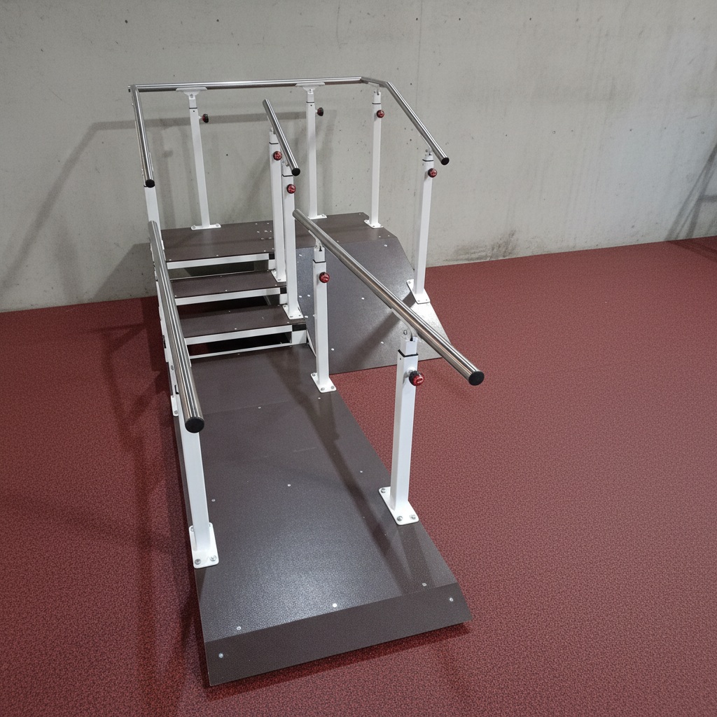 картинка Горка реабилитационная с брусьями от производителя реабилитационного оборудования и ЛФК