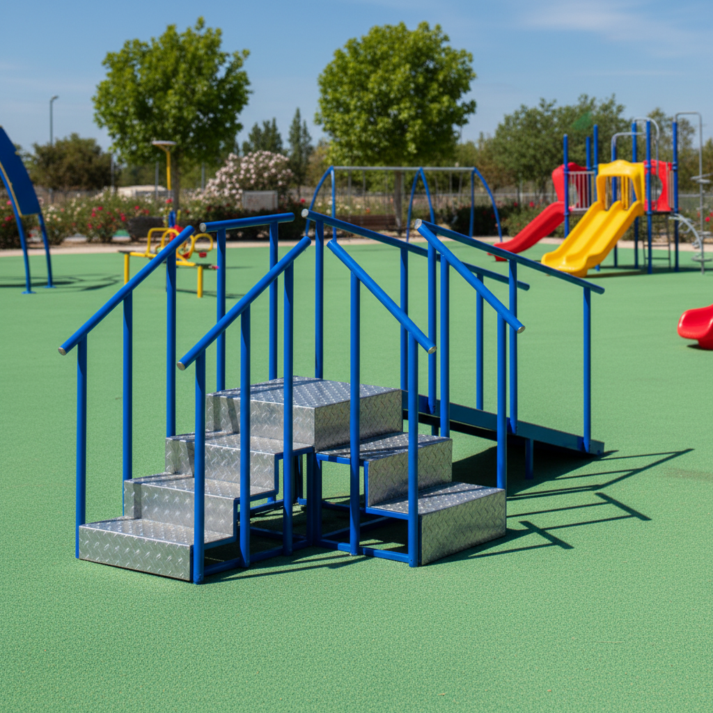 картинка Горка реабилитационная с пандусом от производителя реабилитационного оборудования и ЛФК