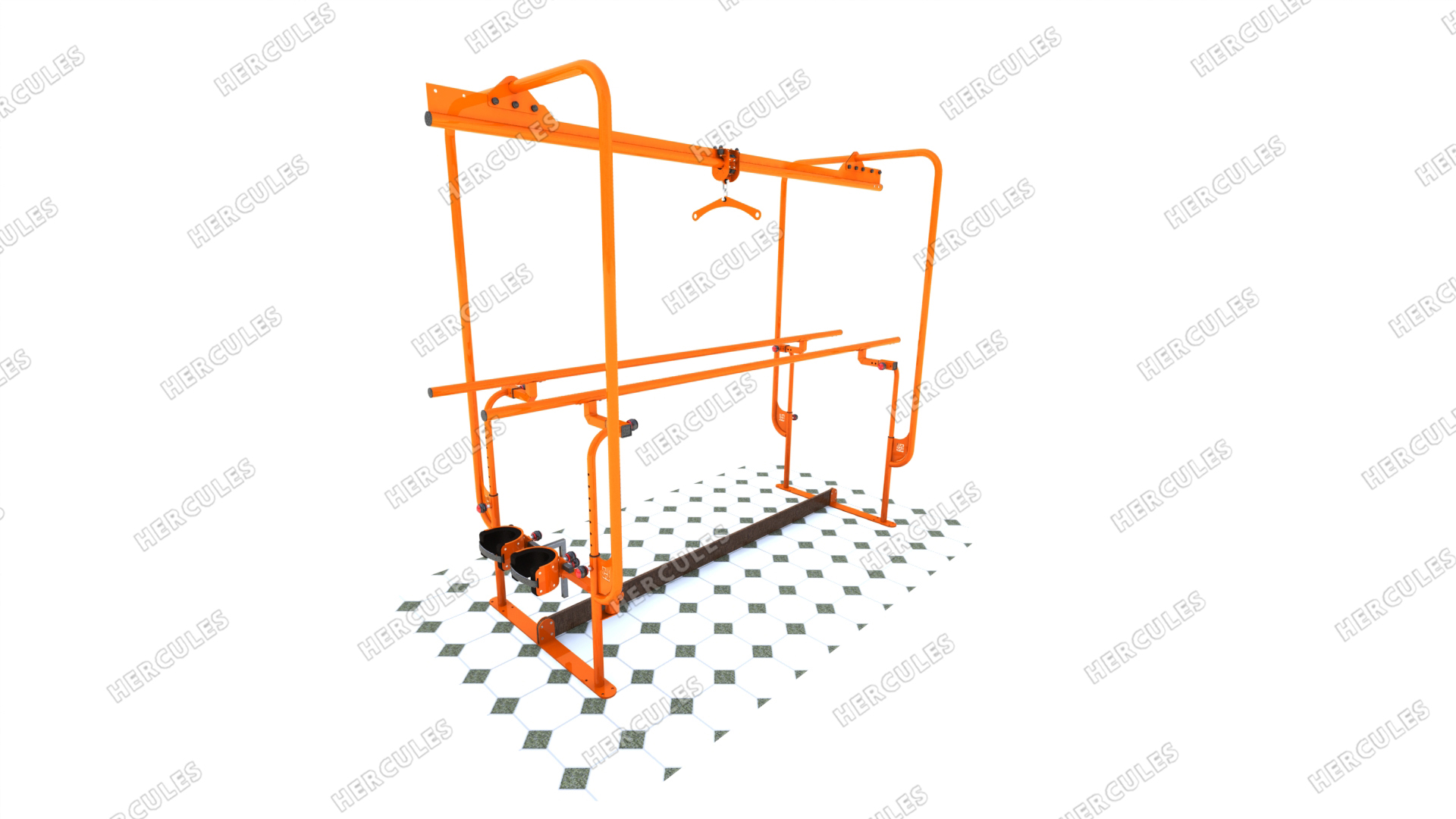 картинка Брусья реабилитационные с монорельсом от производителя реабилитационного оборудования и ЛФК