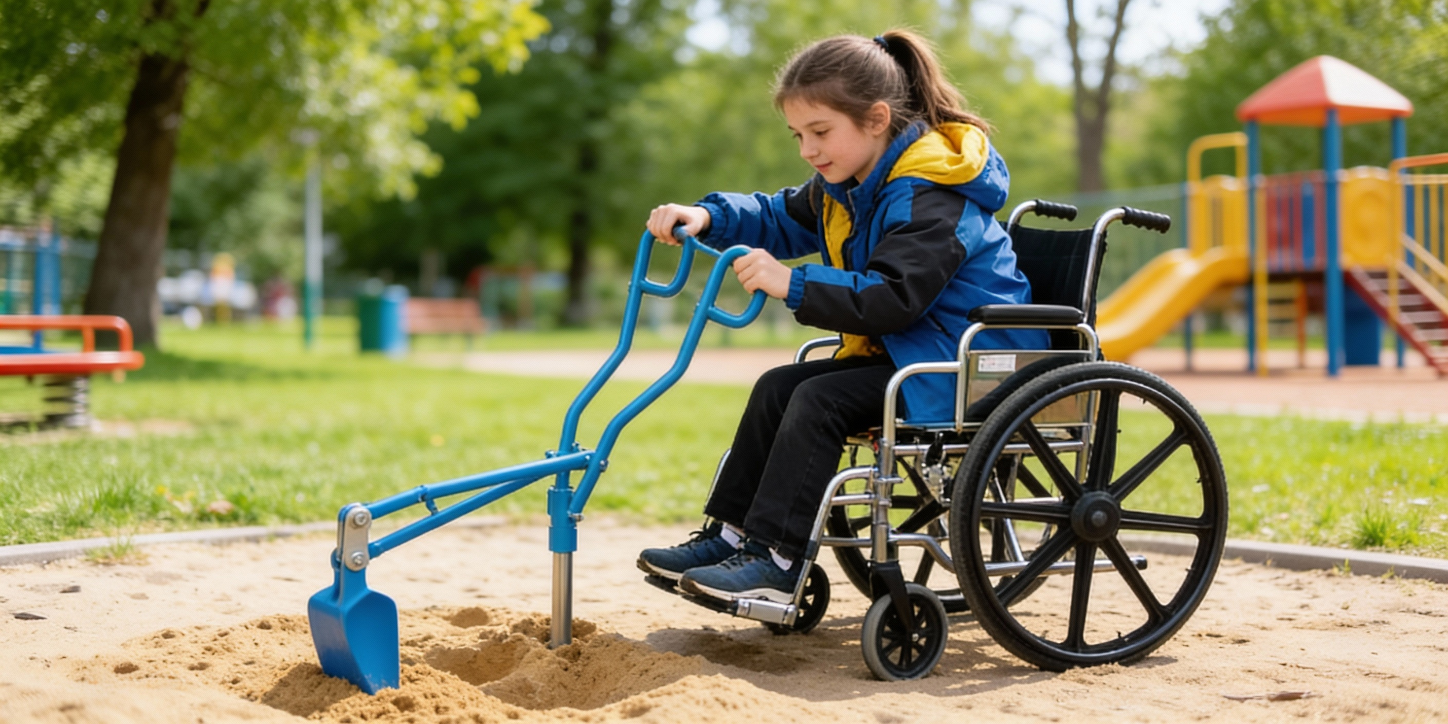 картинка Экскаватор песочный для занятий сидя от производителя реабилитационного оборудования и ЛФК