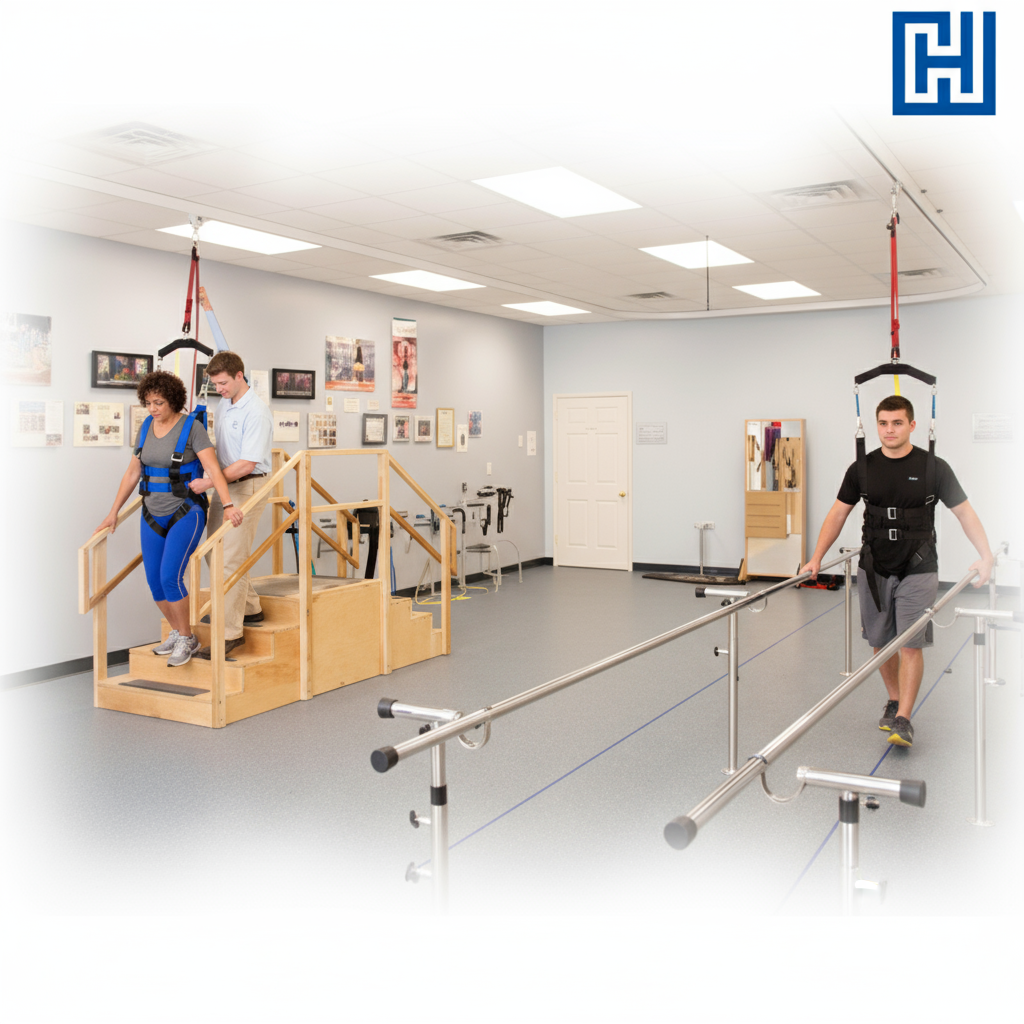 картинка Подвесная потолочная система от производителя реабилитационного оборудования и ЛФК