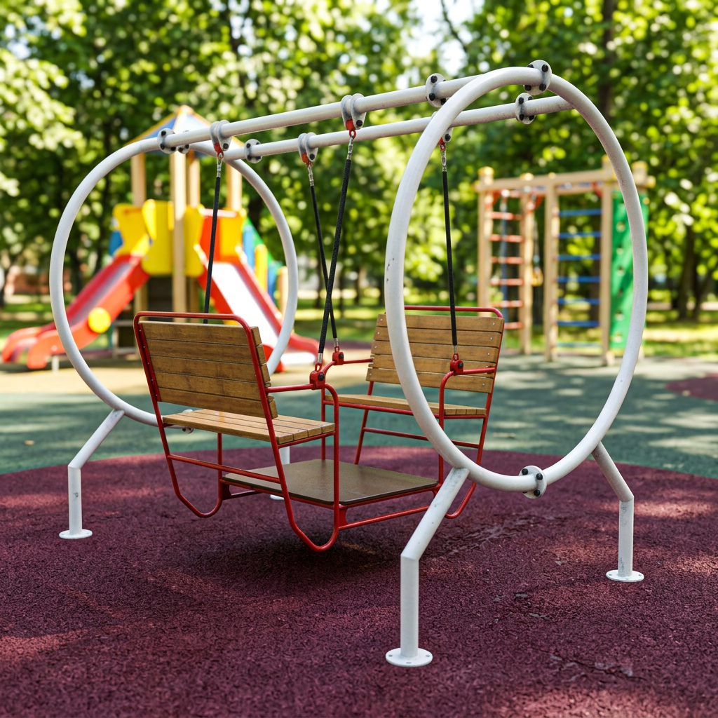 картинка Качели для пожилых людей и детей с родителями от производителя реабилитационного оборудования и ЛФК