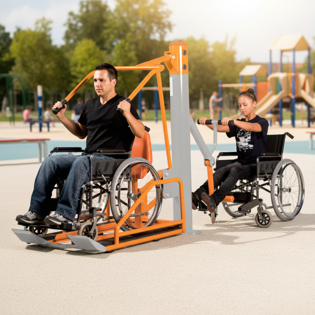 картинка УТИ-005.1 Тяга на платформе и сгибание ног от производителя реабилитационного оборудования и ЛФК