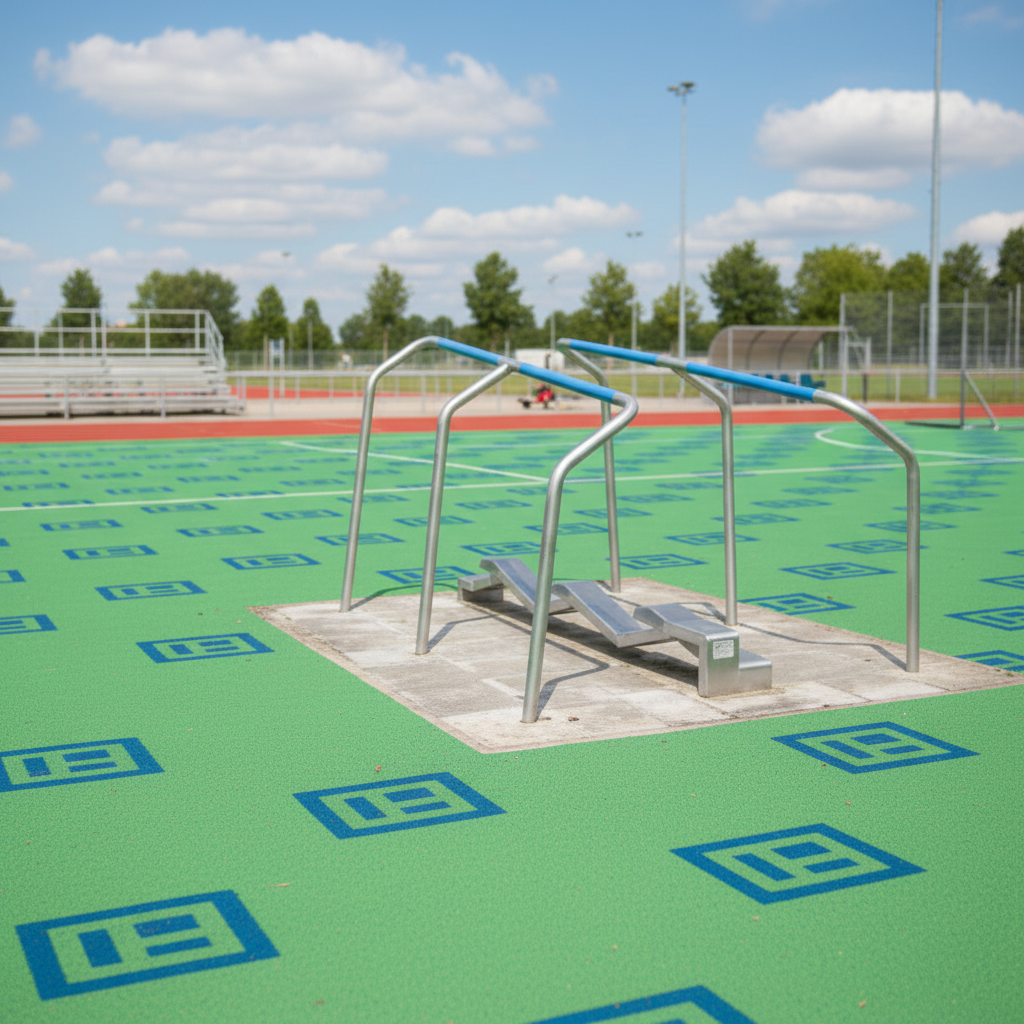 картинка Дорожка уличная с имитацией неровной поверхности от производителя реабилитационного оборудования и ЛФК