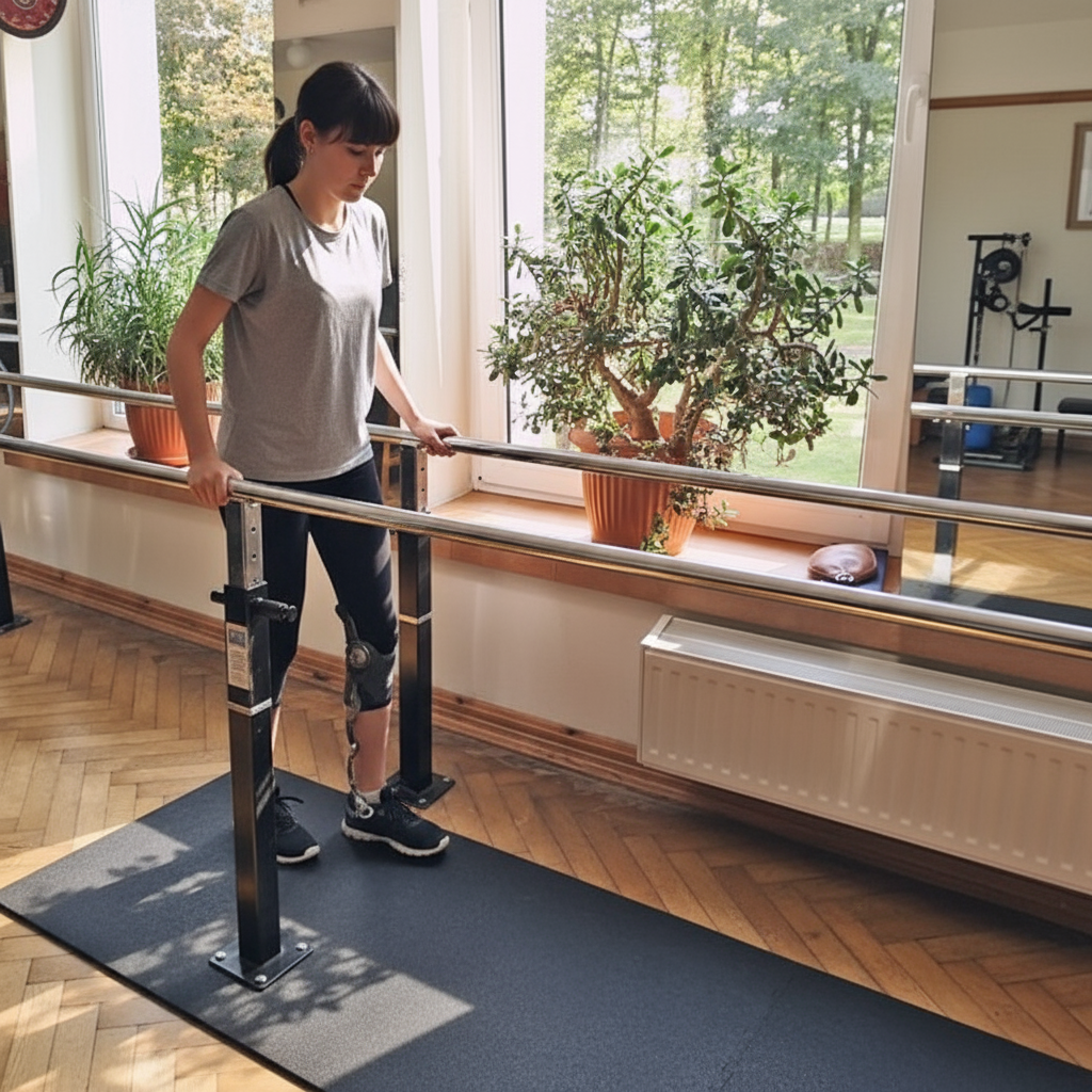 картинка Брусья реабилитационные длинные от производителя реабилитационного оборудования и ЛФК