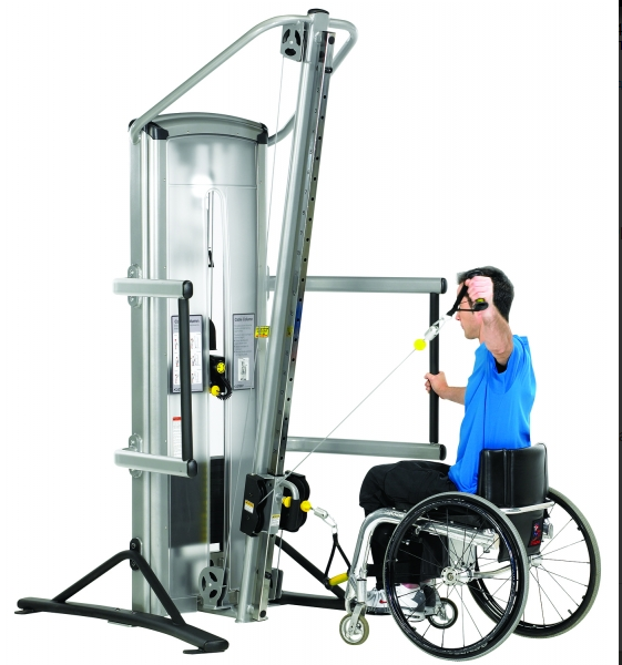 картинка Колонна с тросами для инвалидов от производителя реабилитационного оборудования и ЛФК