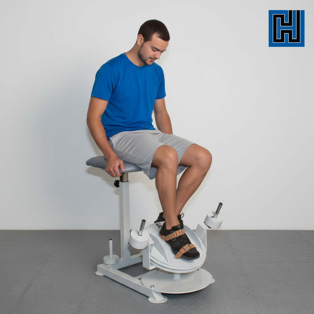 картинка Тренажер для разработки голеностопного сустава (свободный вес) от производителя реабилитационного оборудования и ЛФК