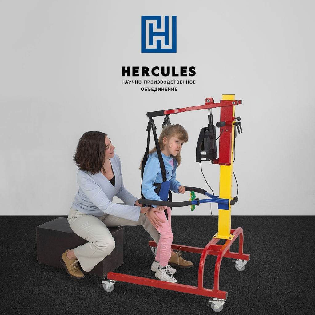 картинка Вертикализатор детский с электроприводом от производителя реабилитационного оборудования и ЛФК