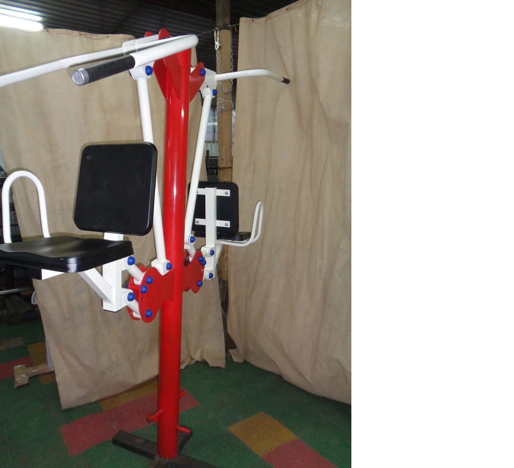 картинка УТИ-003 Вертикальная тяга двойная от производителя реабилитационного оборудования и ЛФК