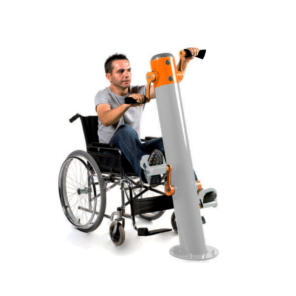 картинка УТИ-003.1 Тренажер для инвалидов Велосипед от производителя реабилитационного оборудования и ЛФК