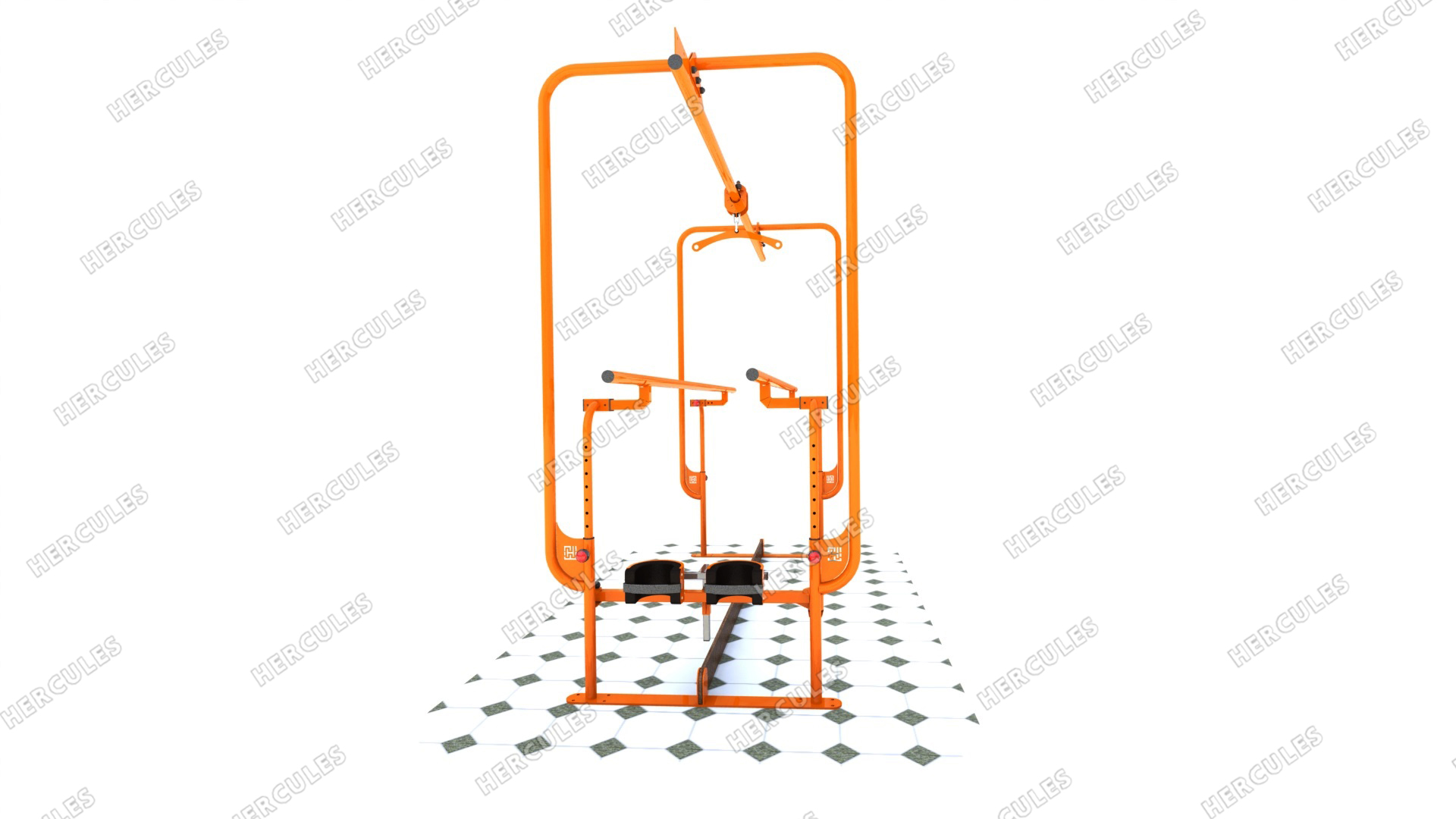 картинка Брусья реабилитационные с монорельсом от производителя реабилитационного оборудования и ЛФК