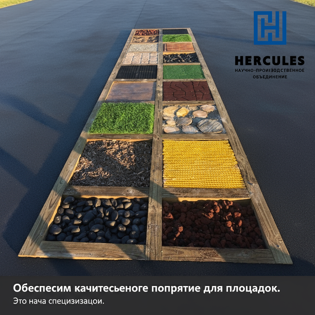 картинка Дорожка для езды на кресле-коляске с гравием 3 x 1 м от производителя реабилитационного оборудования и ЛФК