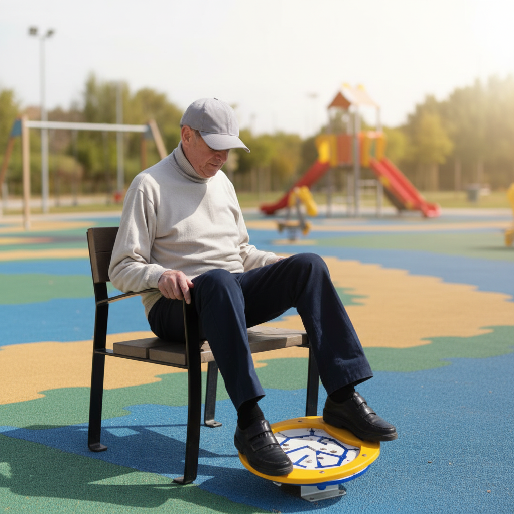 картинка УТИп-059 Тренажер для пожилых Лабиринт для ног от производителя реабилитационного оборудования и ЛФК