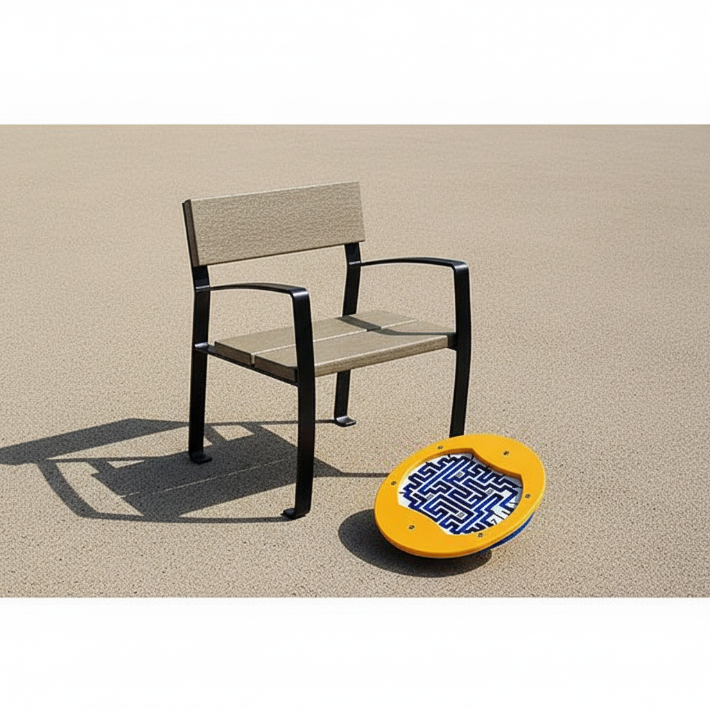 картинка УТИп-060 Тренажер для пожилых Лабиринт для ног 2 от производителя реабилитационного оборудования и ЛФК