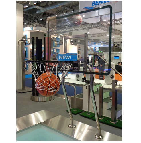 картинка Баскетбольный щит для бассейна 5385 (нерж.сталь) от производителя реабилитационного оборудования и ЛФК