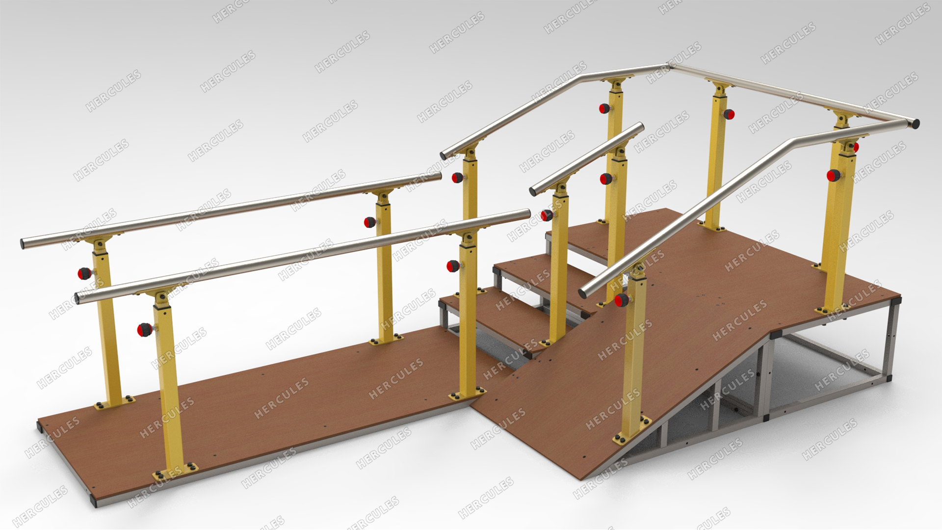 картинка Горка реабилитационная с брусьями от производителя реабилитационного оборудования и ЛФК