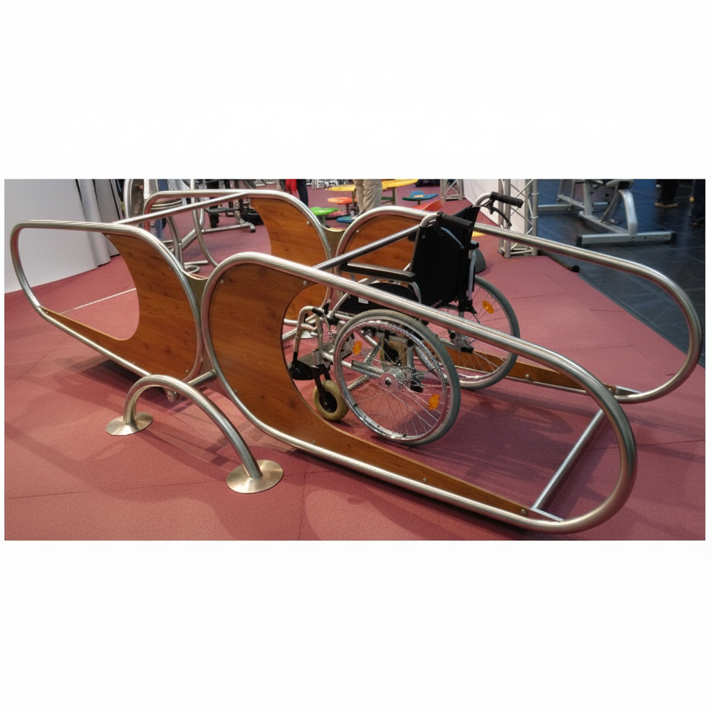 картинка Балансир для инвалидов-колясочников от производителя реабилитационного оборудования и ЛФК