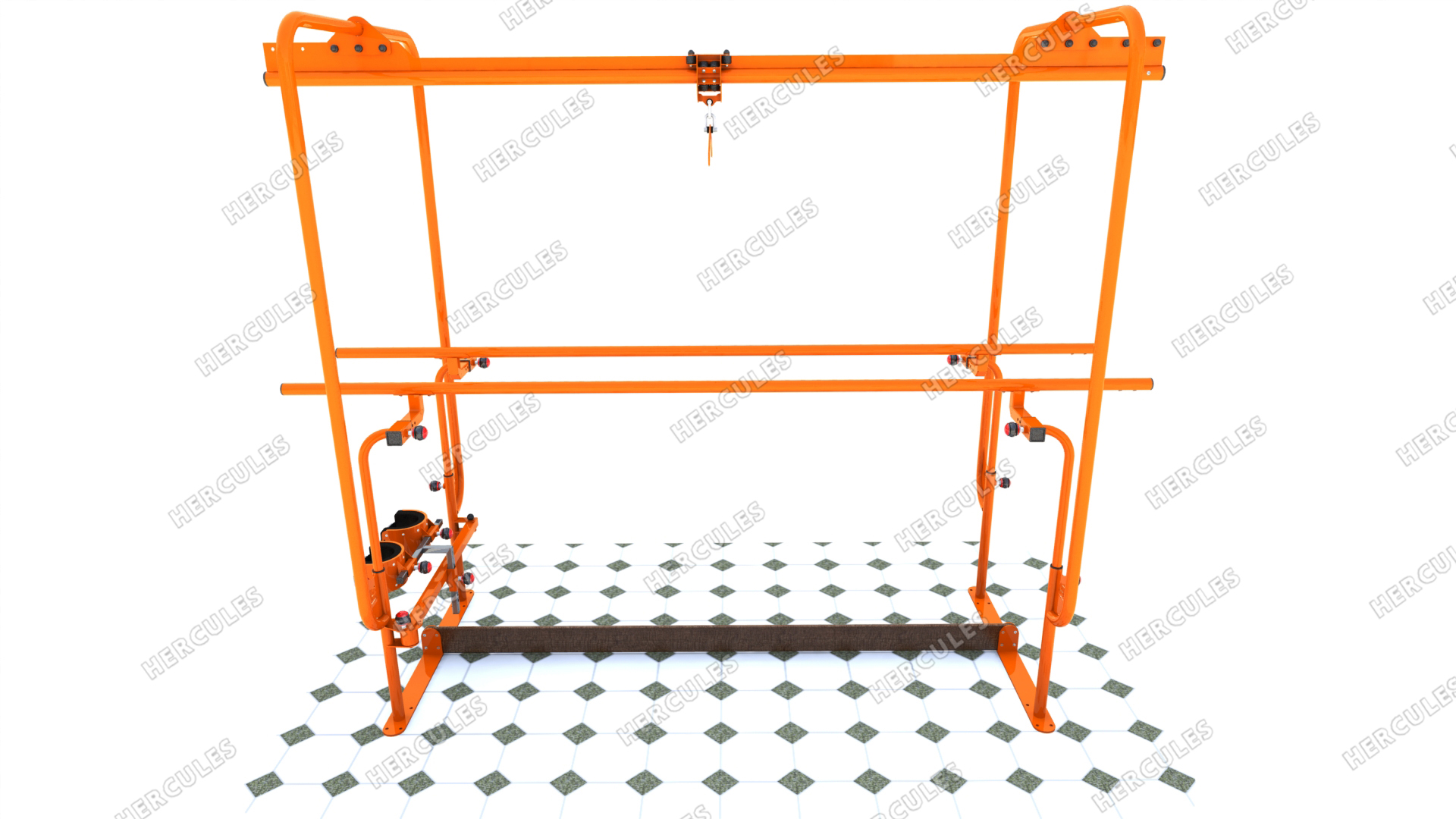картинка Брусья реабилитационные с монорельсом от производителя реабилитационного оборудования и ЛФК