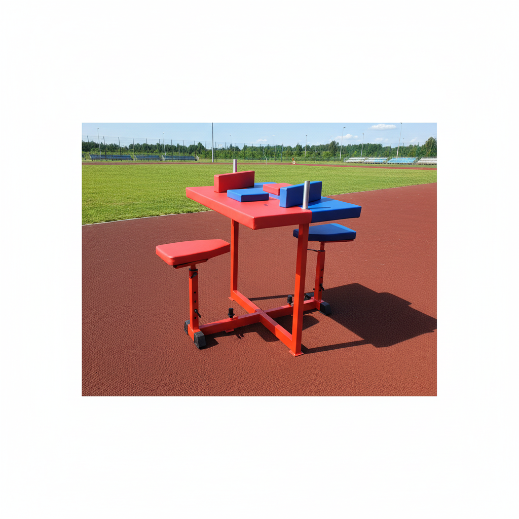 картинка Стол для армреслинга для инвалидов-колясочников от производителя реабилитационного оборудования и ЛФК