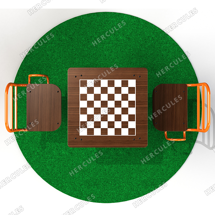 картинка УТИ-015 Шахматный стол со столешницей из нержавеющей стали от производителя реабилитационного оборудования и ЛФК