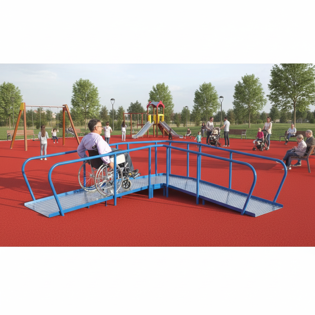 картинка Пандус для тренировок от производителя реабилитационного оборудования и ЛФК