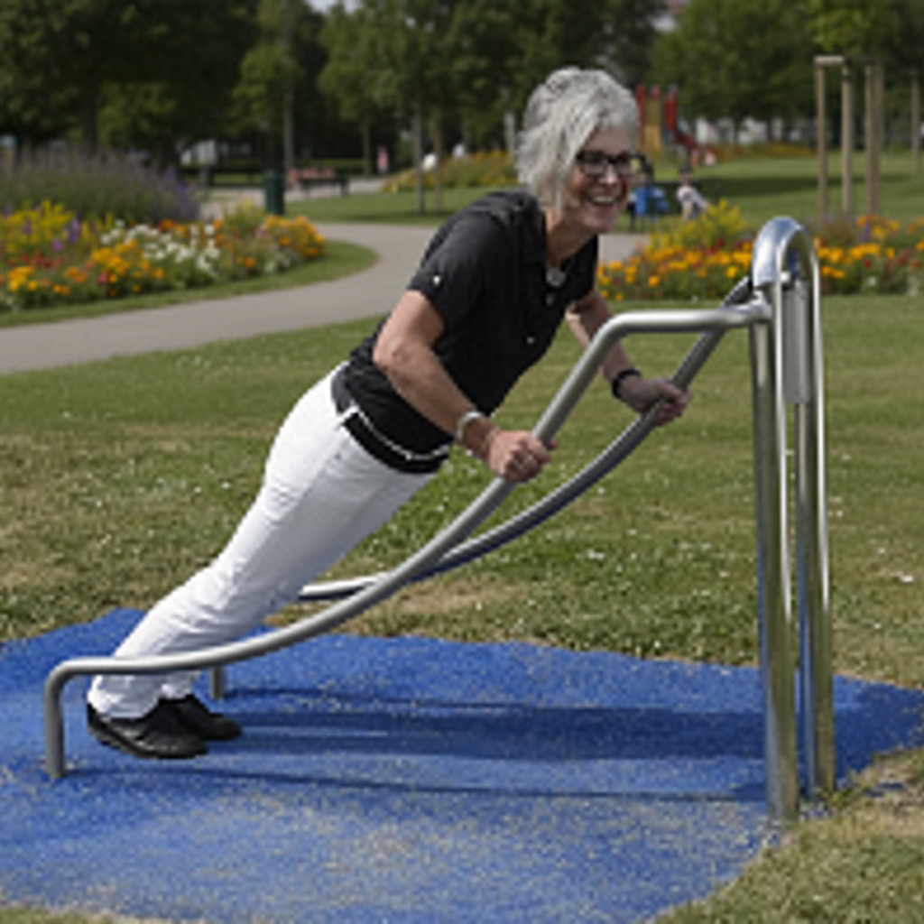 картинка УТЭ-034П Брусья восходящие от производителя реабилитационного оборудования и ЛФК