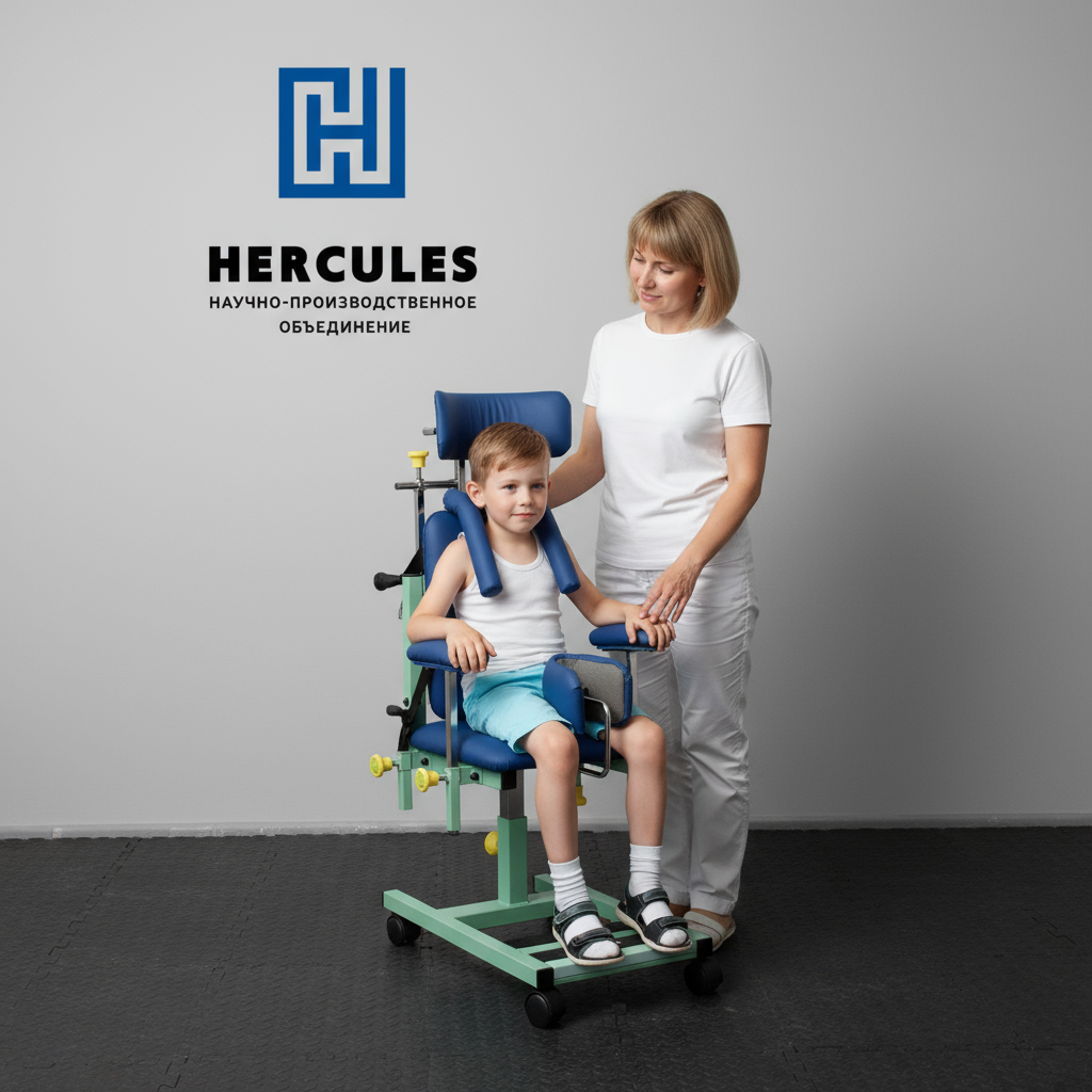 картинка Кресло мобильное для детей с ДЦП и нарушениями опорно-двигательного аппарата от производителя реабилитационного оборудования и ЛФК