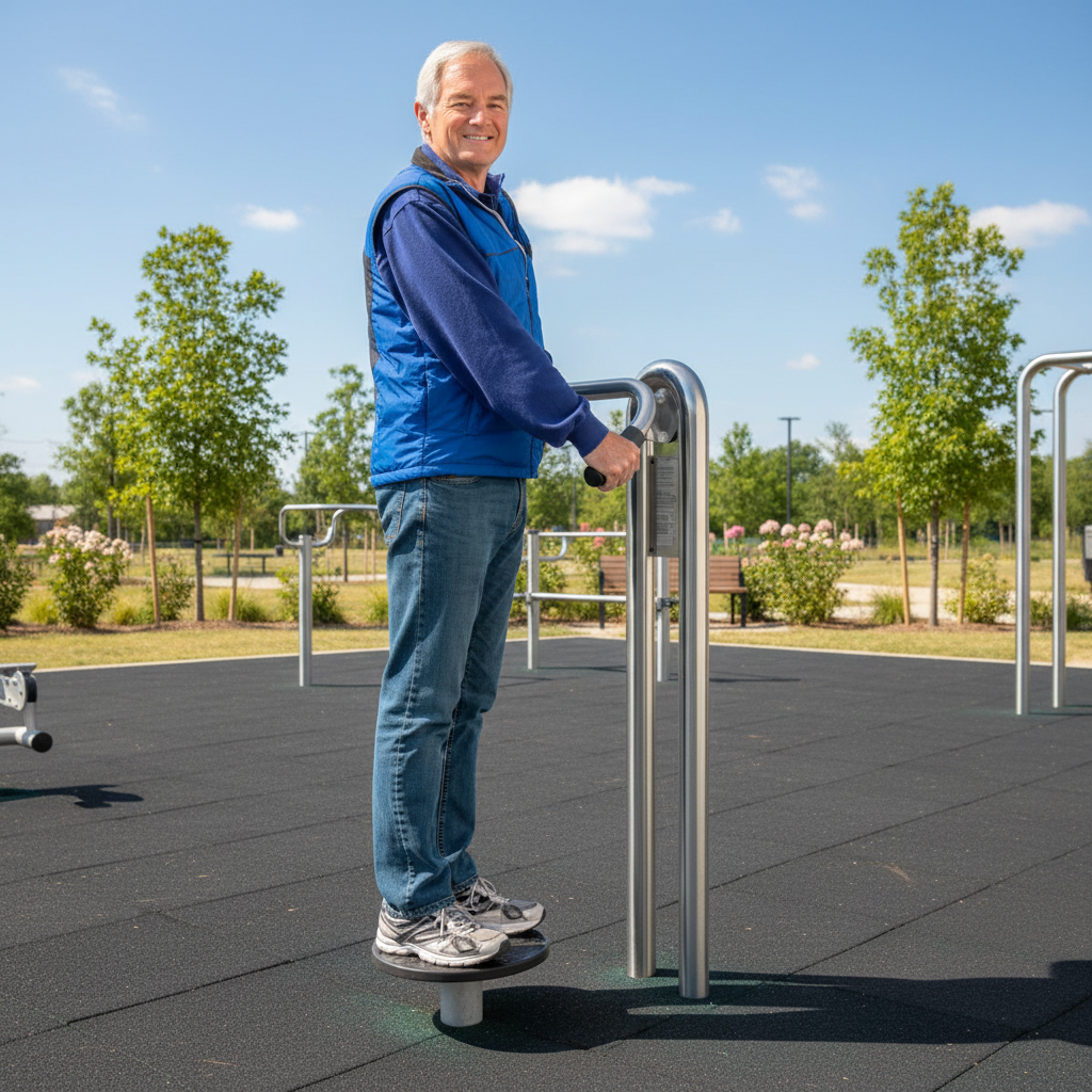 картинка УТЭ-038П Твистер стоя одинарный от производителя реабилитационного оборудования и ЛФК