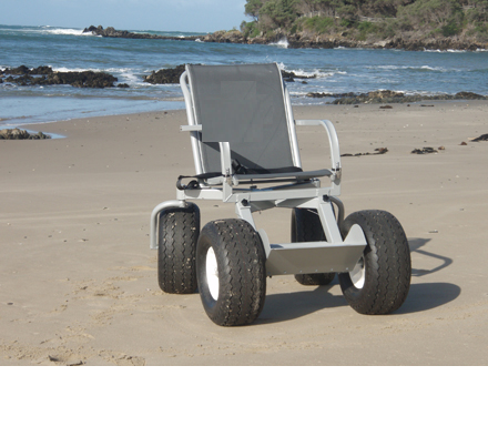 картинка Кресло-коляска повышенной проходимости с колесами высокого давления от производителя реабилитационного оборудования и ЛФК