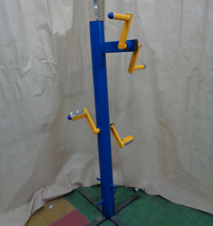 картинка УТИ-003.1 Тренажер для инвалидов Велосипед от производителя реабилитационного оборудования и ЛФК