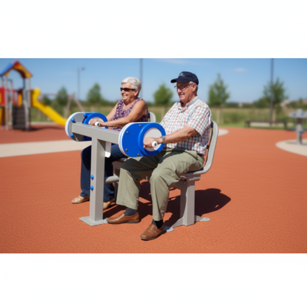 картинка УТИп-051 Тренажер для пожилых Велотренажер для рук от производителя реабилитационного оборудования и ЛФК