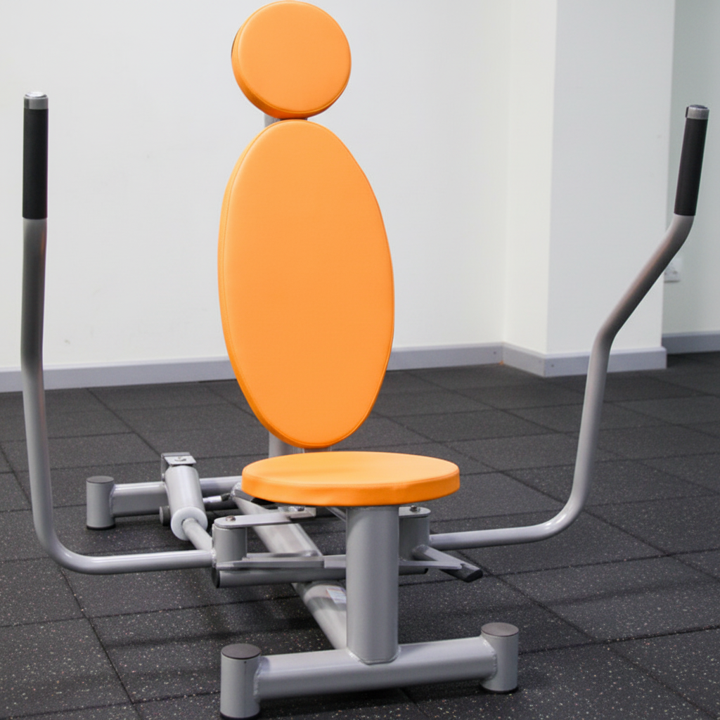 картинка А-173g Гидравлический тренажер "Жим от груди - тяга к себе" от производителя реабилитационного оборудования и ЛФК