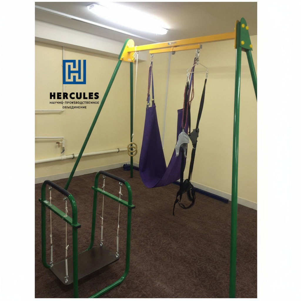 картинка Тренажер-качели для вестибулярного развития Летчик от производителя реабилитационного оборудования и ЛФК