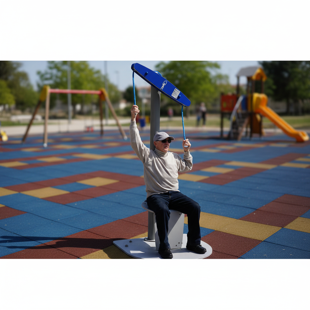 картинка УТИп-050 Тренажер для пожилых Разработка плечевого сустава от производителя реабилитационного оборудования и ЛФК