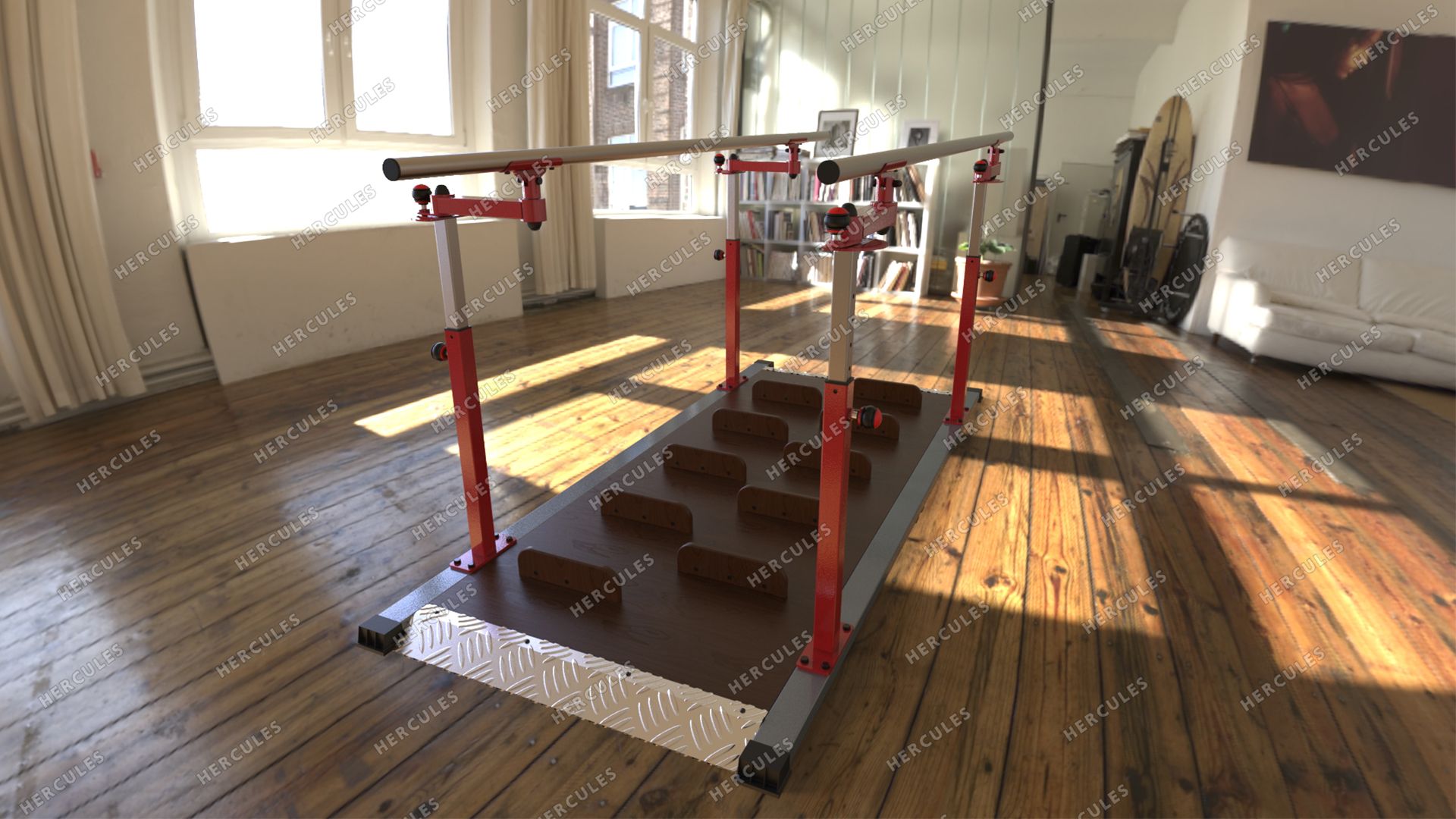 картинка Брусья реабилитационные (средние) от производителя реабилитационного оборудования и ЛФК