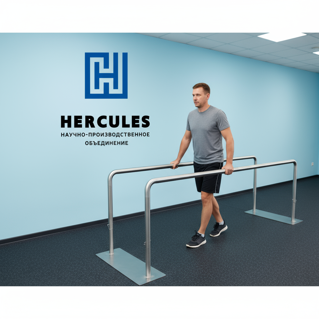 картинка Брусья реабилитационные простые от производителя реабилитационного оборудования и ЛФК